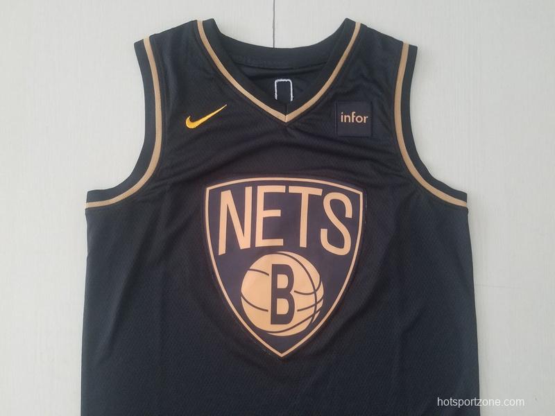 Kyrie Irving 11 Black Golden Edition Jersey