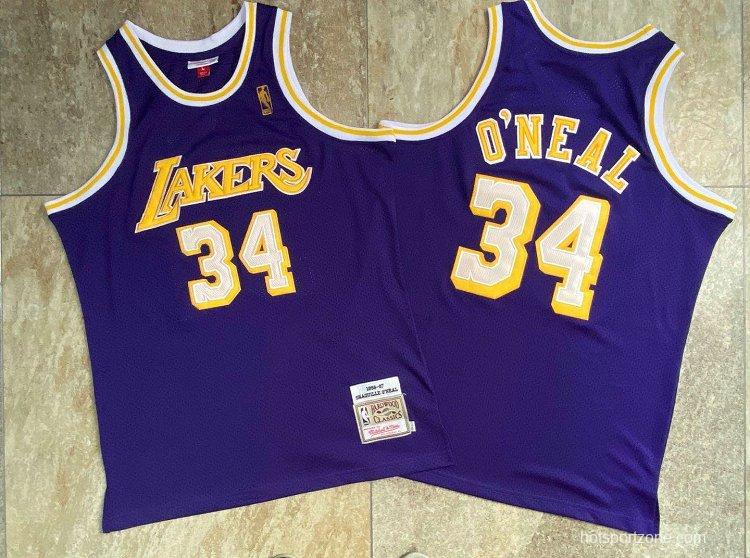 Men's Shaquille O'Neal Purple Retro Classic Team Jersey