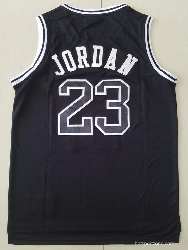 PSG Michael Jordan Black Basketball Jerseys