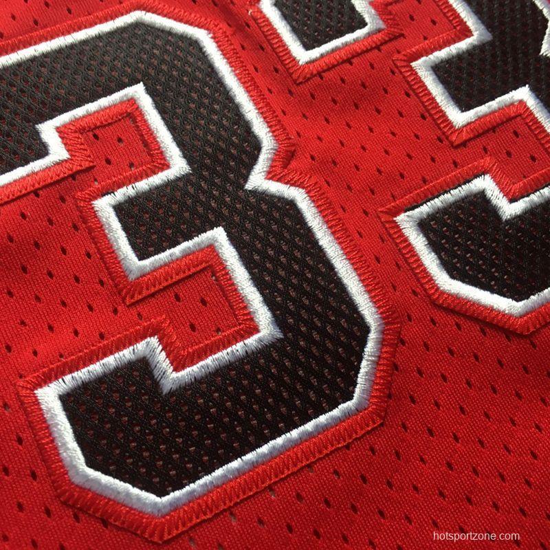 Men's Scottie Pippen Red Retro Classic Team Jersey