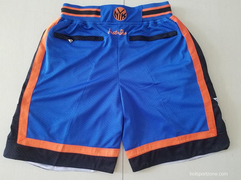 New York 1996-97 Throwback Classics Basketball Team Shorts