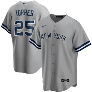 Youth Gleyber Torres Gray Road 2020 Player Team Jersey