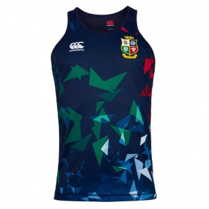 British And Irish Lions 2021 Mens Rugby Singlet - Navy