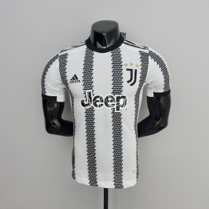 22/23 player version Juventus home Soccer Jersey