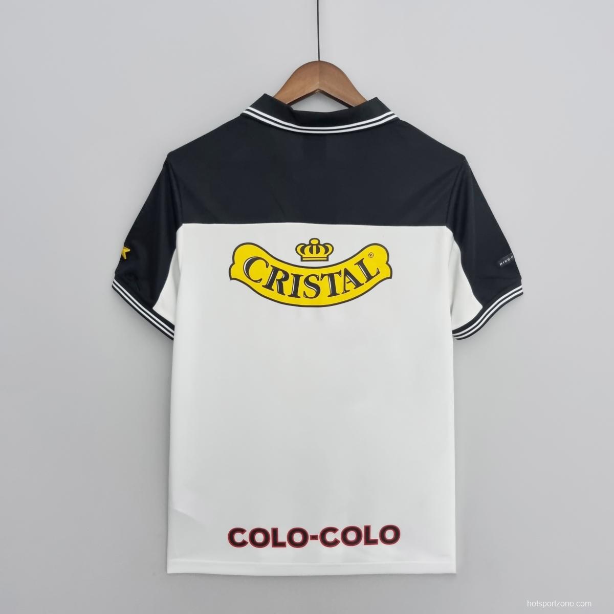 Retro 1999 Colo Colo home Soccer Jersey