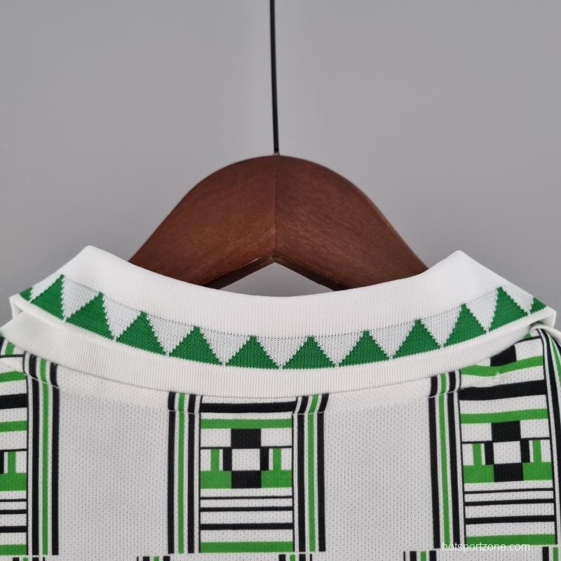 Retro 1994 Nigeria Away Soccer Jersey