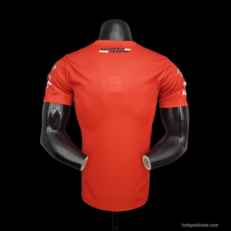 F1 Formula One; Ferrari Racing Suit Red 