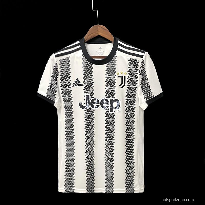 22/23 Juventus Home  Soccer Jersey