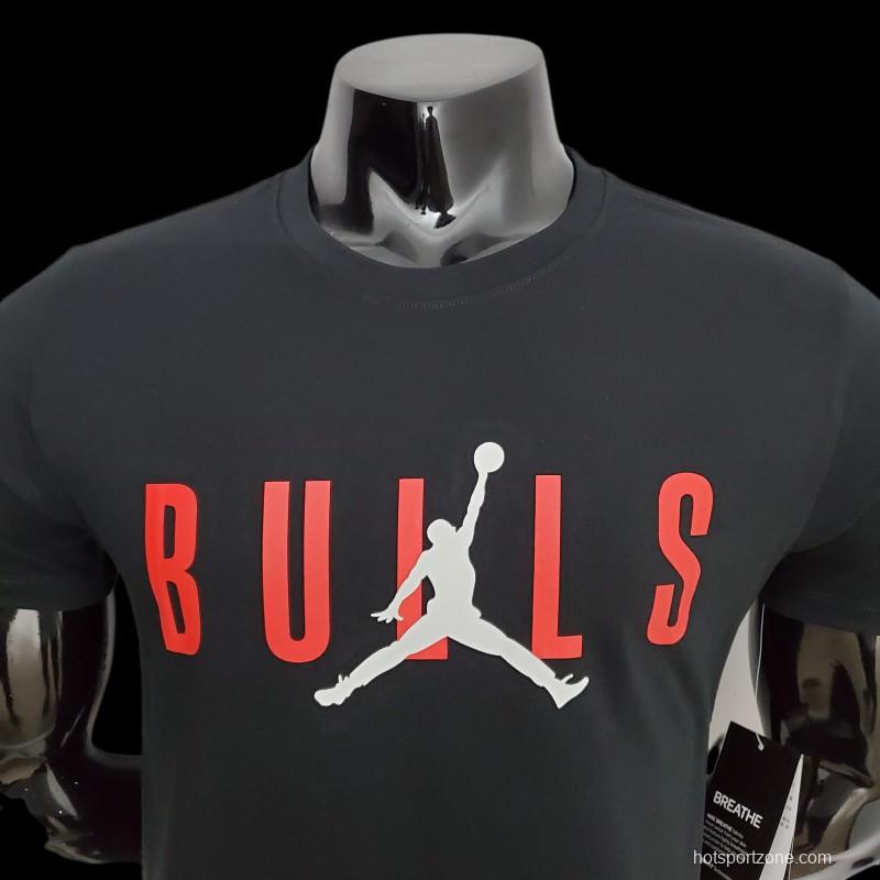 2022 NBA Bulls Black T-shirts #0039