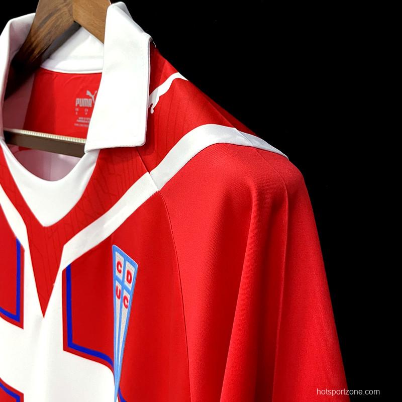 09 10 Catholic Home Red Soccer Jersey