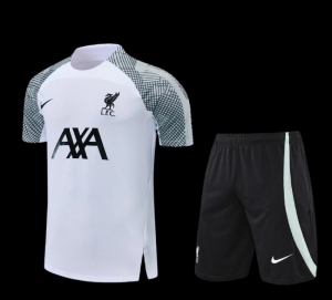 2223 Liverpool White Short Sleeve Training Jersey 