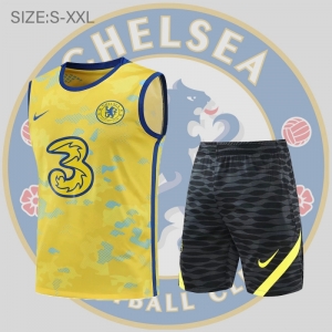 22/23 Chelsea Vest Training Jersey Kit Yellow