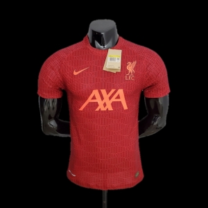 Player Version 22/23 Liverpool Training Jersey Shirt Red
