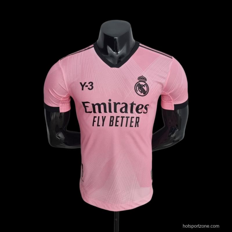 Player Version 2022 Real Madrid Y3 Edition Pink