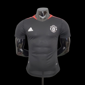 Player Version 21/22 Manchester United Training Jersey Uniform Black
