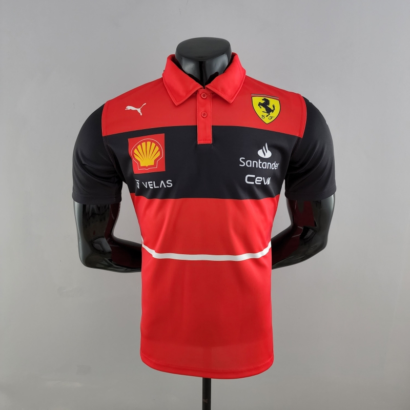 2022 F1 Ferrari Red Polos  #0005