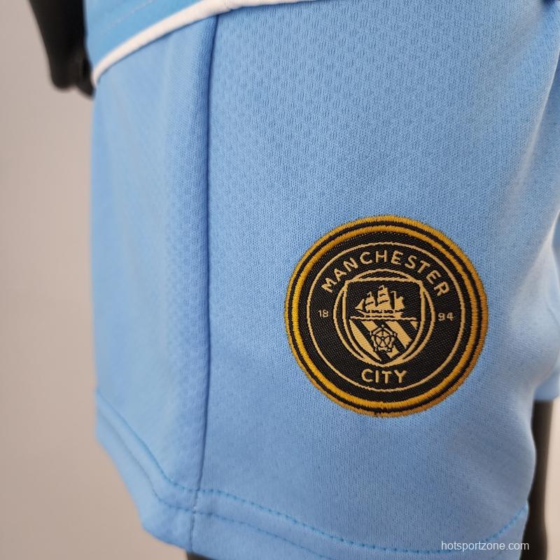 22/23 Kids Kit Manchester City Limited Edition Blue White Size 16-28