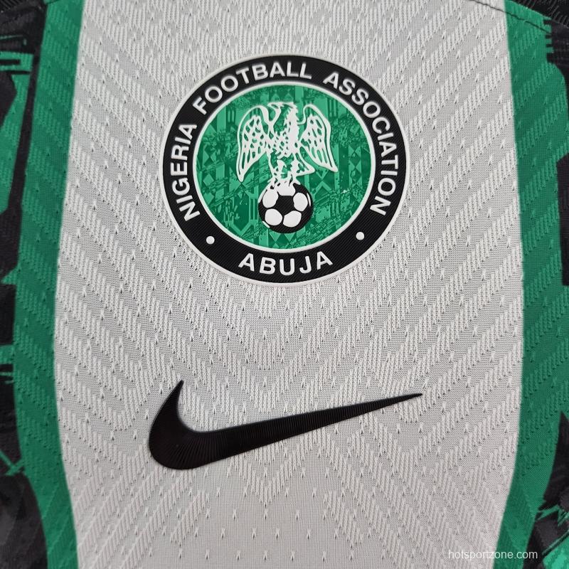 Player Version 2022 Nigeria Home Soccer Jersey