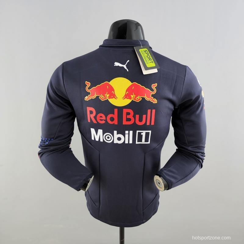 2022 F1 Redbull Full Zipper Hoodie Jacket #0004