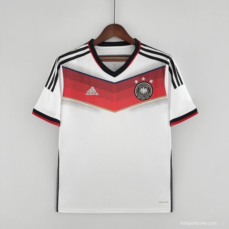 Retro 2014 Germany Home Soccer Jersey