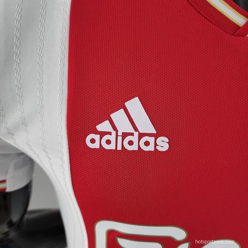 Player Version 22/23 Ajax Home Soccer Jersey