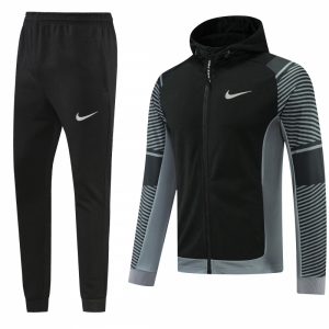 22/23 Nike Black Full Zipper Hoodie Jacket+Pants