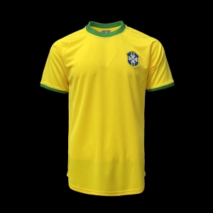 Retro 1970 Brazil Home Soccer Jersey