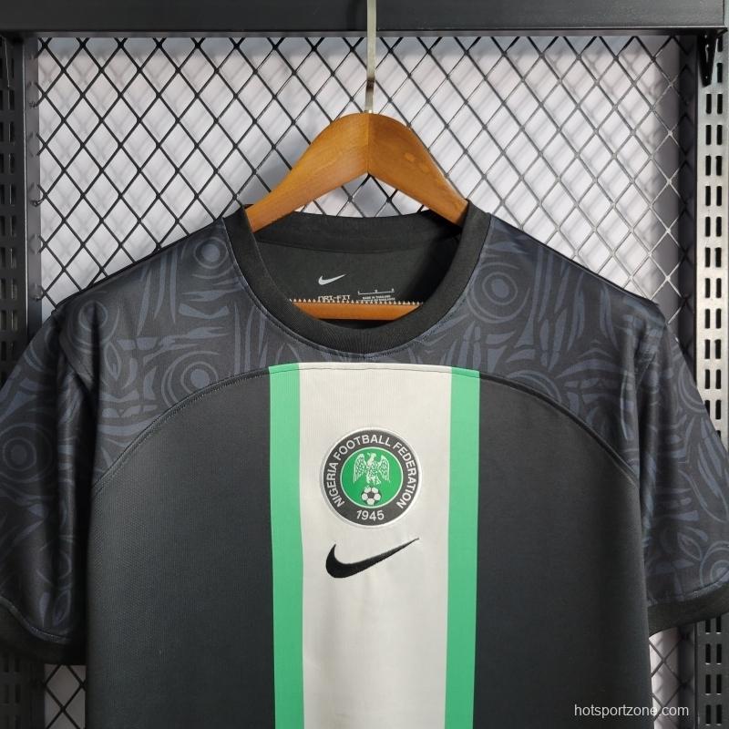 2022 Nigeria Black Training Jersey