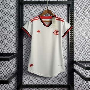 22/23 Woman Flamengo Away Soccer Jersey