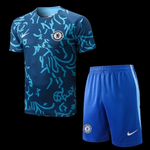 2223 Chelsea Inkjet Color Orchid Training Jersey +Shorts