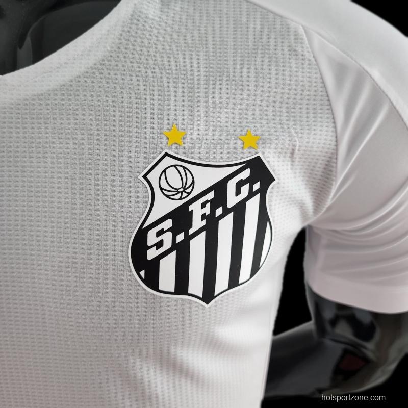 Player Version 22/23 Santos Home Soccer Jersey