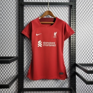22/23 Women's Liverpool Home Soccer Jersey