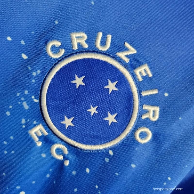 22/23 Women's Cruzeiro Home Soccer Jersey