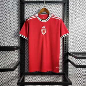 2022 Wales Home Soccer Jersey