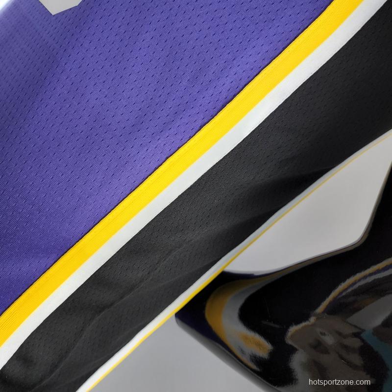 TOSCANO #95 Los Angeles Lakers Purple NBA Jersey