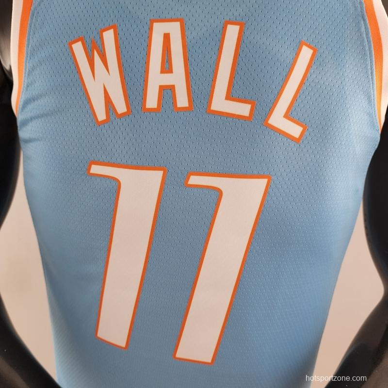 2022 WALL#11 Los Angeles Clippers City Edition NBA Jersey Blue