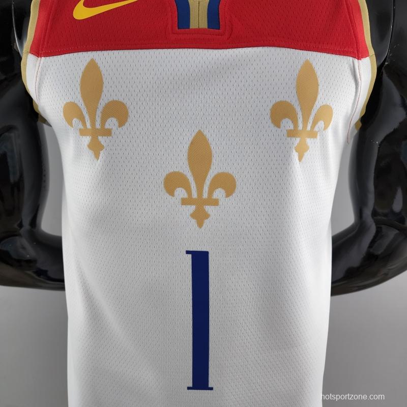 2020 New Orleans Pelicans WLLIAMSIN#1 Urban Edition NBA Jersey