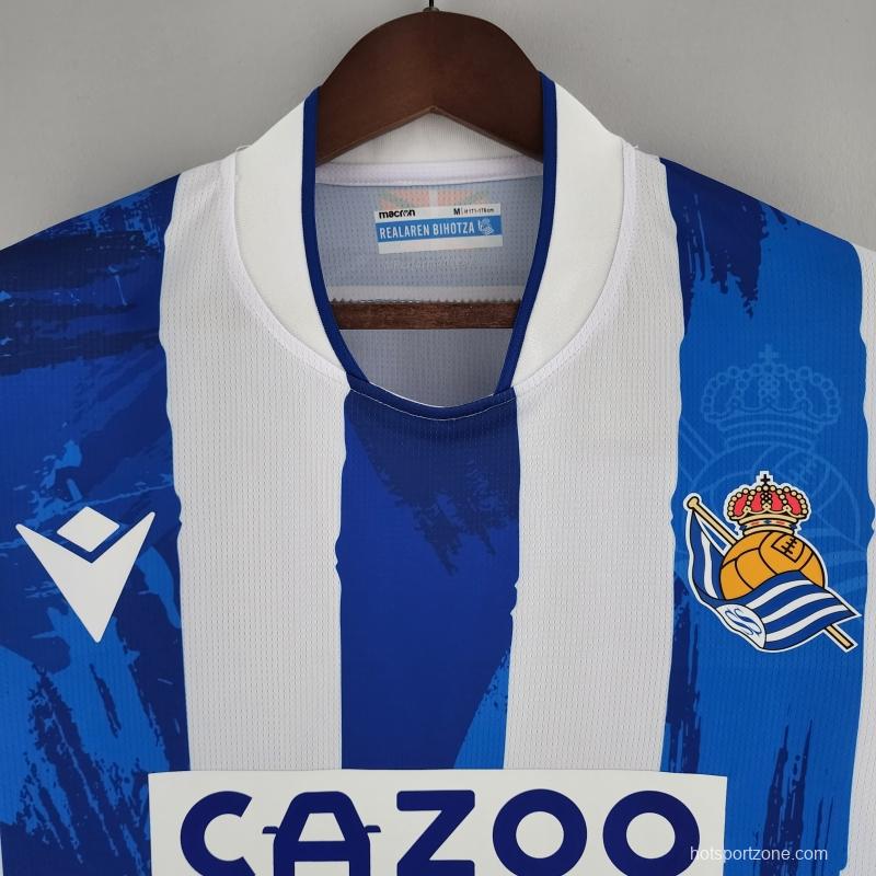 22/23 Real Sociedad Home Soccer Jersey