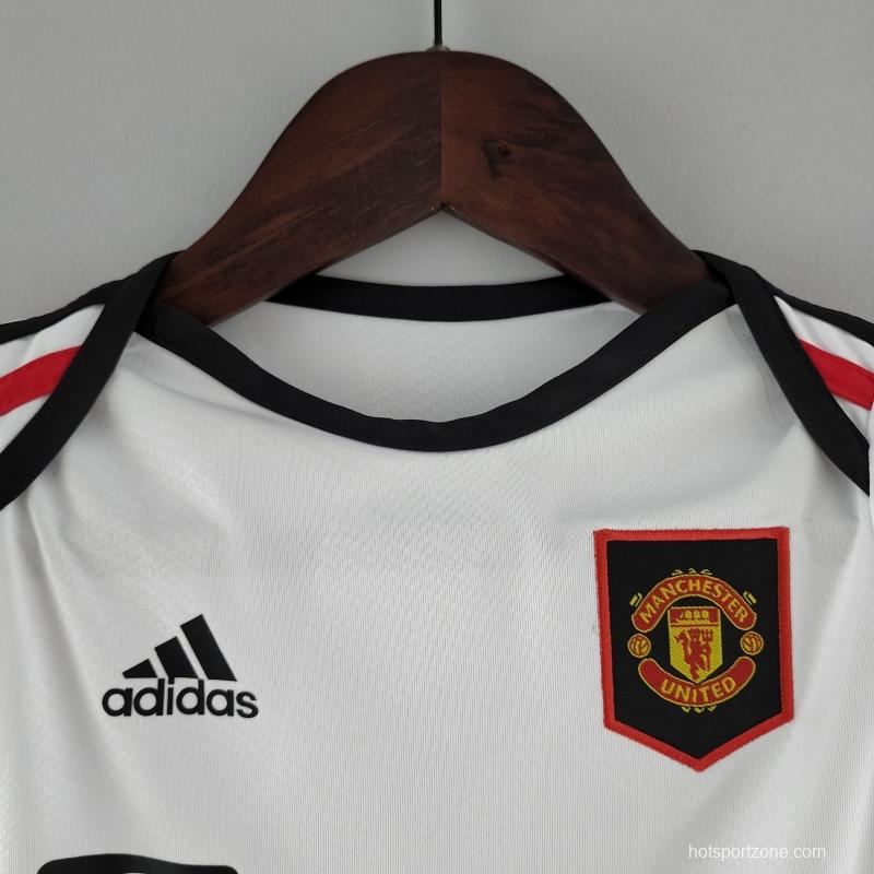 22/23 Manchester United Away White Baby Jersey 9-12 MONTH KM#0036