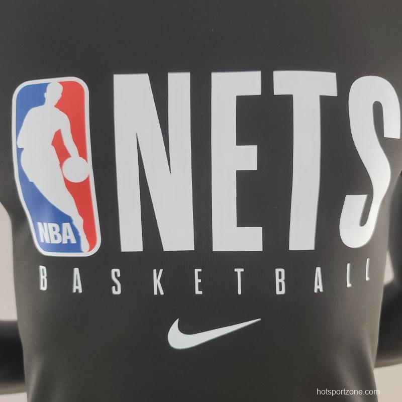 2022 NBA Basketball Nets Black T-Shirts #K000206