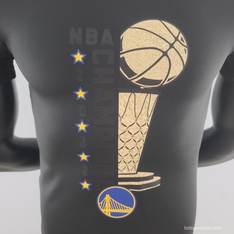 2022 NBA Golden State Warriors CHAMPIONS T-Shirts Black #K000218