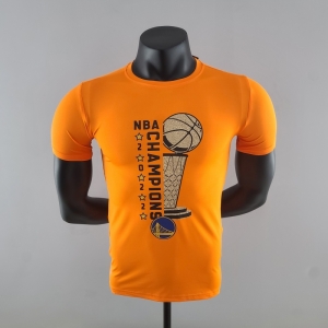 2022 NBA Golden State Warriors CHAMPIONS T-Shirts Orange #K000217