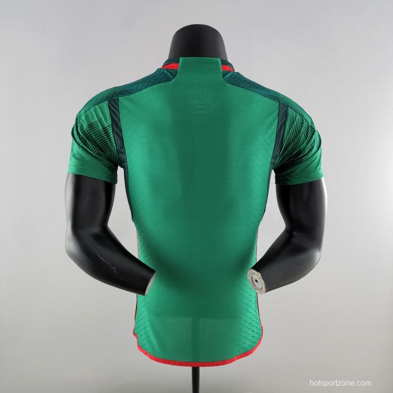 Player Version 2022 Mexico Home Soccer Jersey