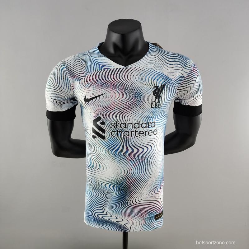Player Version 2022 Liverpool Away Soccer Jersey