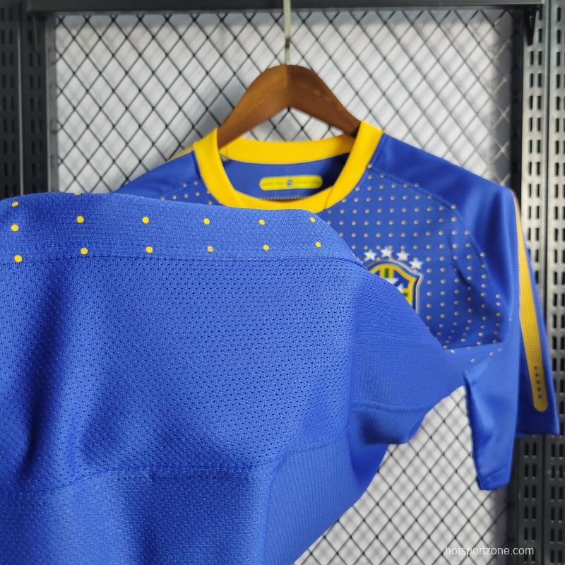 Retro 2010 Brazil Away Soccer Jersey