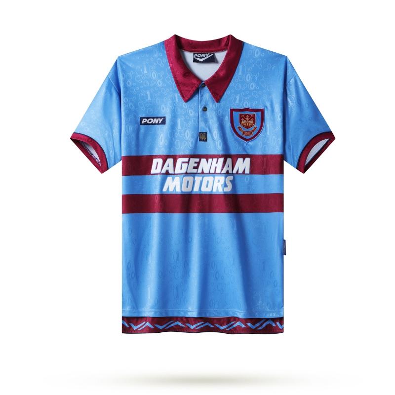 Retro 95/97 West Ham United Away Blue Jersey