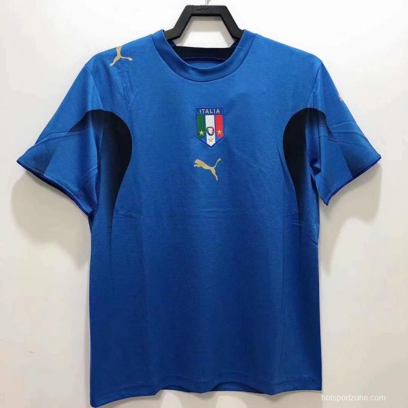 Retro 2006 Italy Home Soccer Jersey