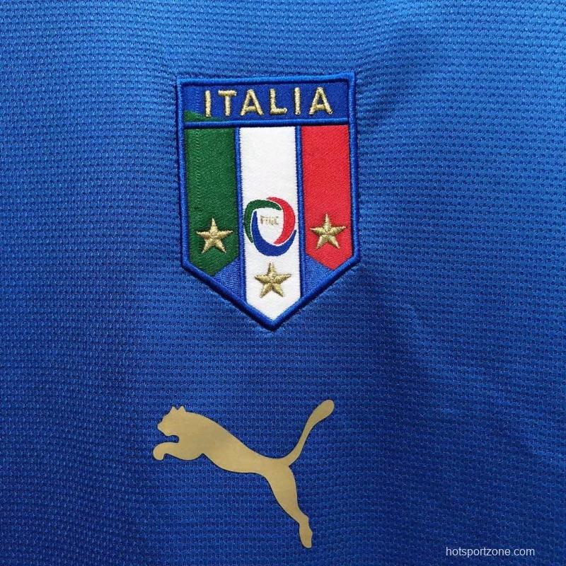 Retro 2006 Italy Home Soccer Jersey