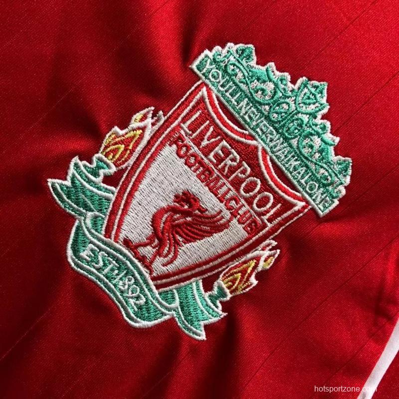 Retro 06/08 Liverpool Home Soccer Jersey