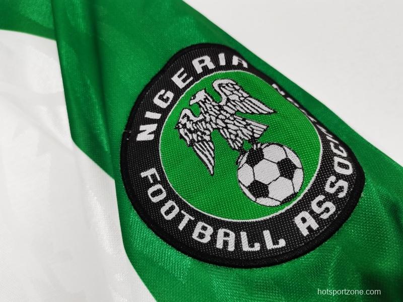 Retro 1996/98 Nigeria Away Soccer Jersey